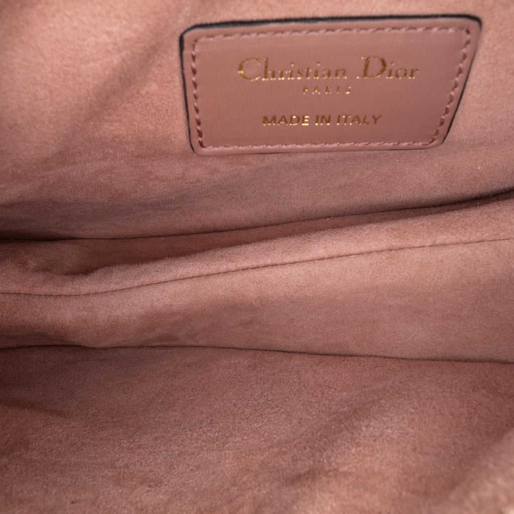 Dior Mini Leather Saddle Bag