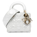 Dior Mini Metallic Calfskin Cannage Supple Lady Dior (SHG-TXv18m)