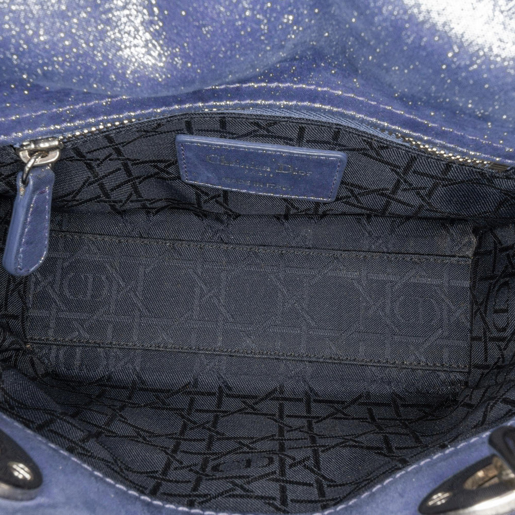 Dior Mini Metallic Lambskin Cannage Lady Dior (SHG-N1MHIR)