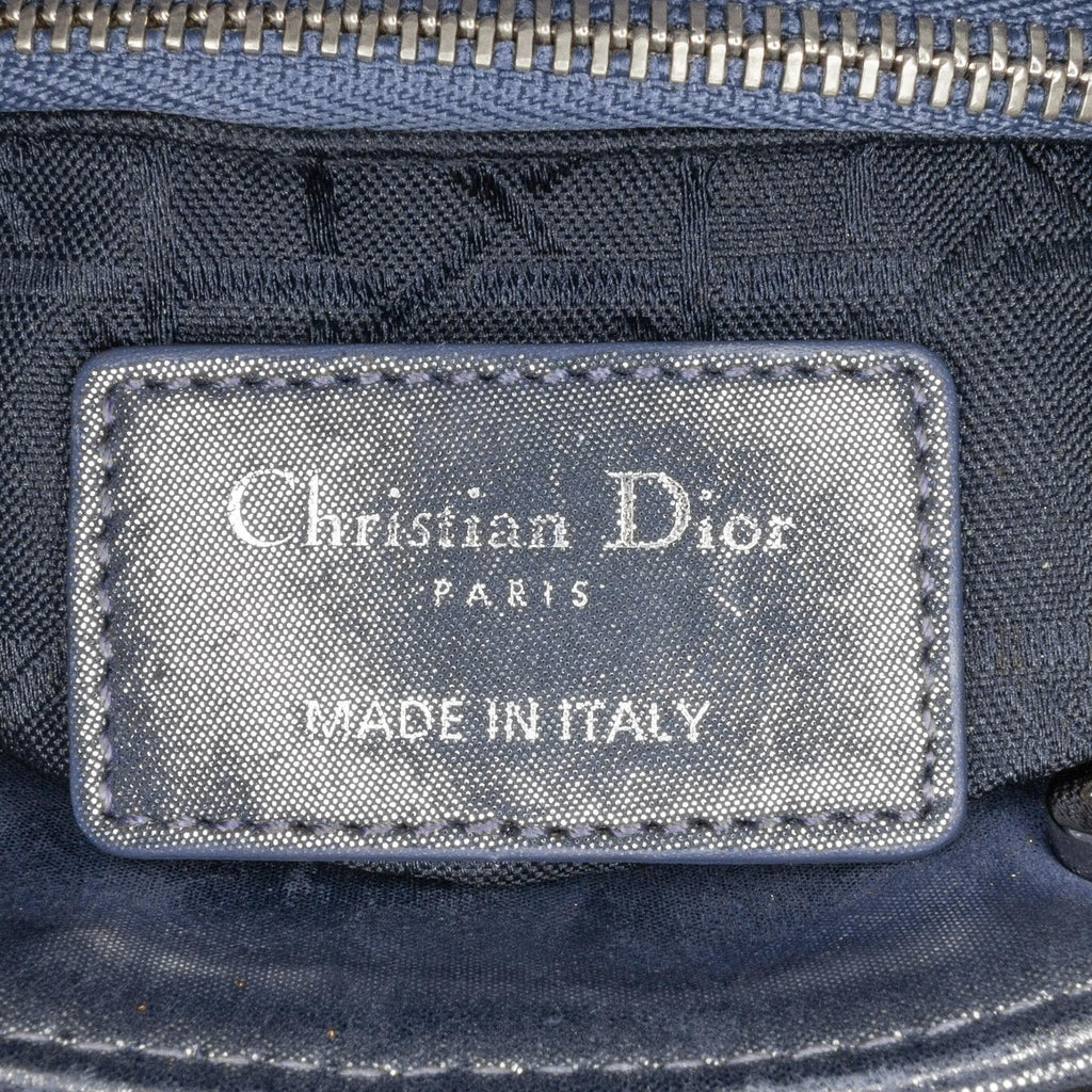 Dior Mini Metallic Lambskin Cannage Lady Dior (SHG-N1MHIR)