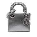 Dior Mini Metallic Patent Microcannage Lady Dior