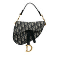 Dior Mini Oblique Canvas Saddle Bag