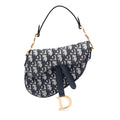 Dior Mini Oblique Canvas Saddle Bag