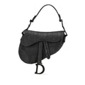 Dior Mini Oblique Embossed Calfskin Saddle Bag