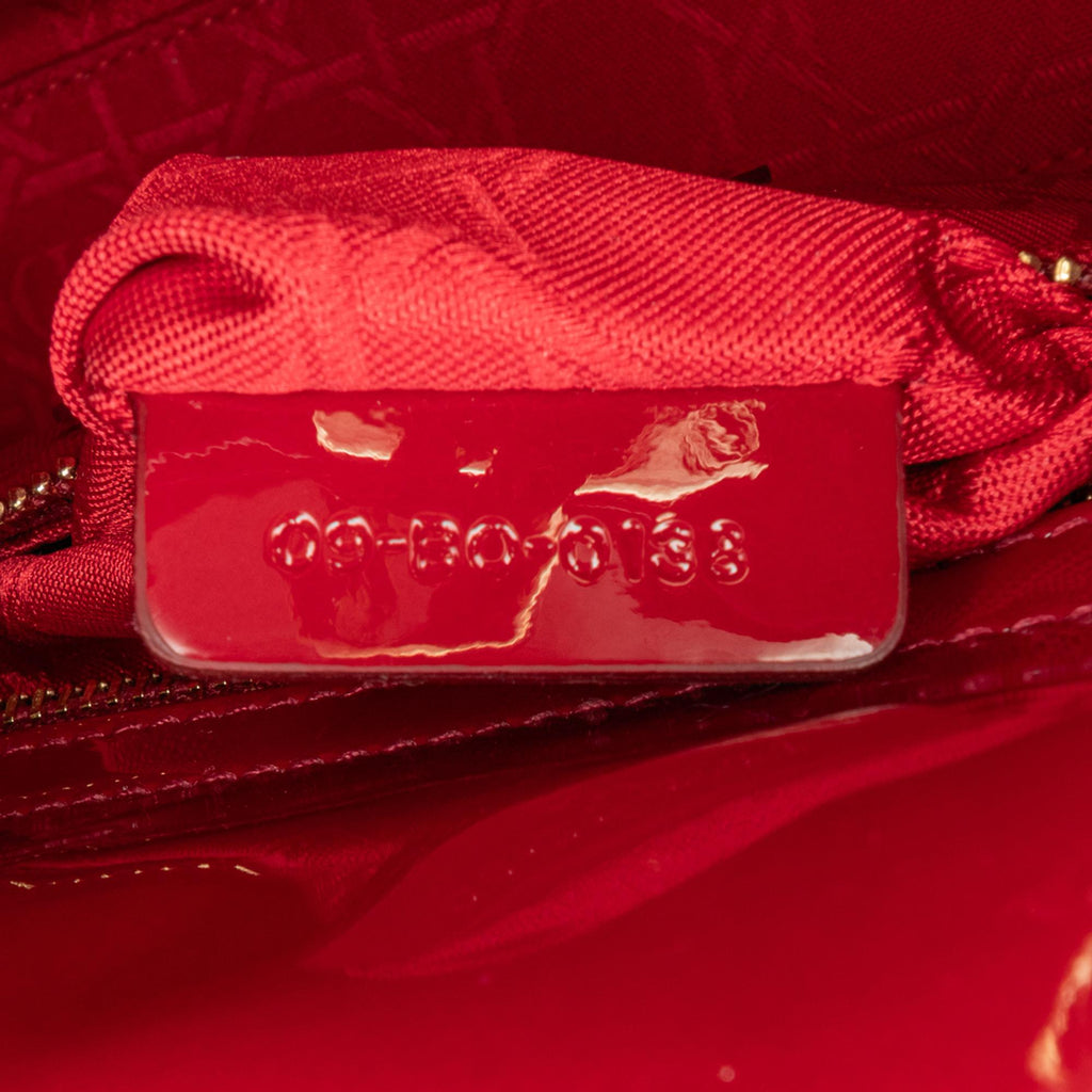 Dior Mini Patent Cannage Lady Dior (SHG-tnziLP)