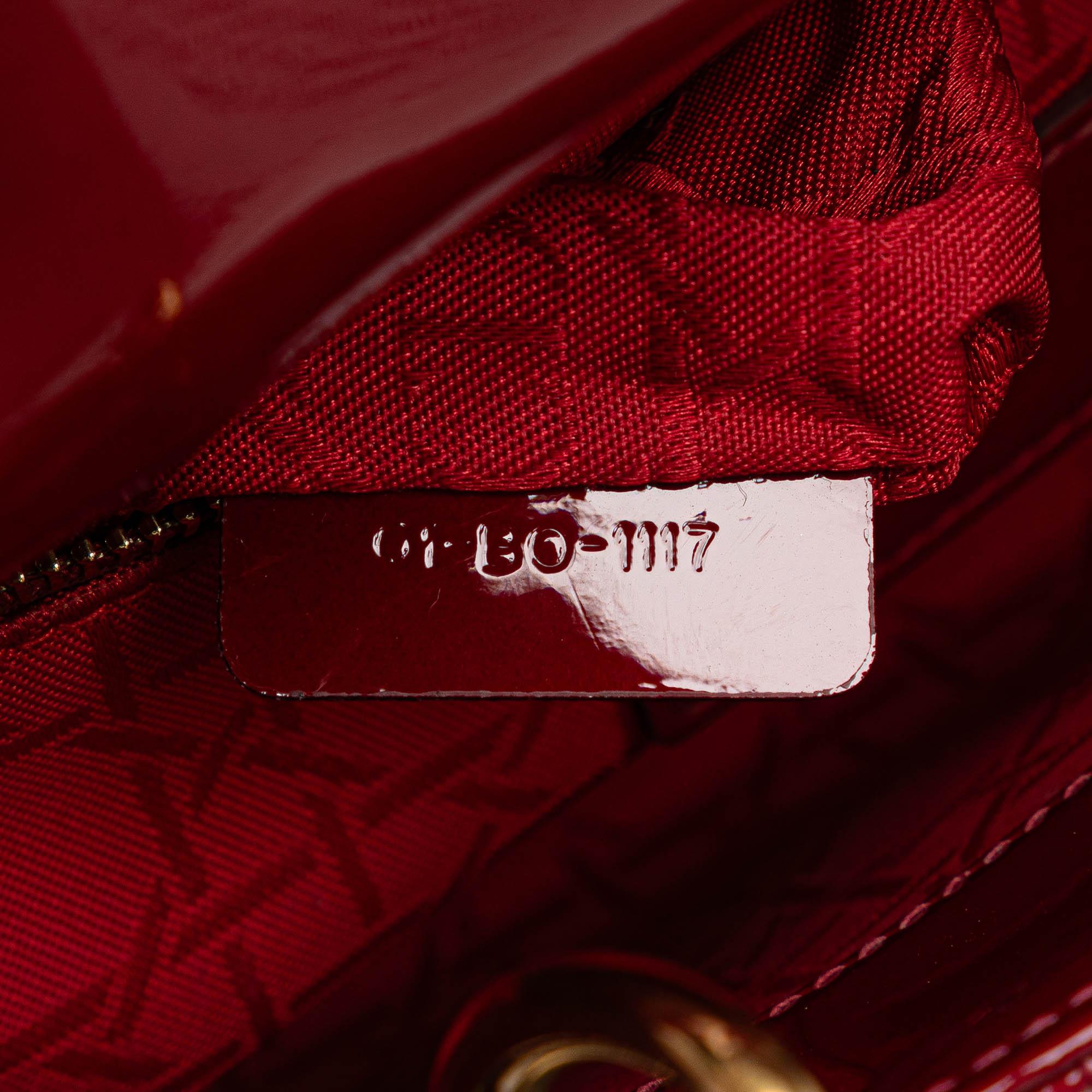 Dior Mini Patent Cannage Lady Dior (SHG-zlHyBX)