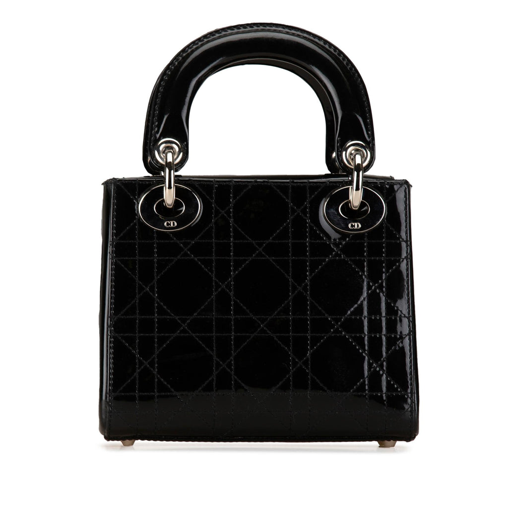 Dior Mini Patent Cannage Lady Dior (SHG-Sgdj8c)