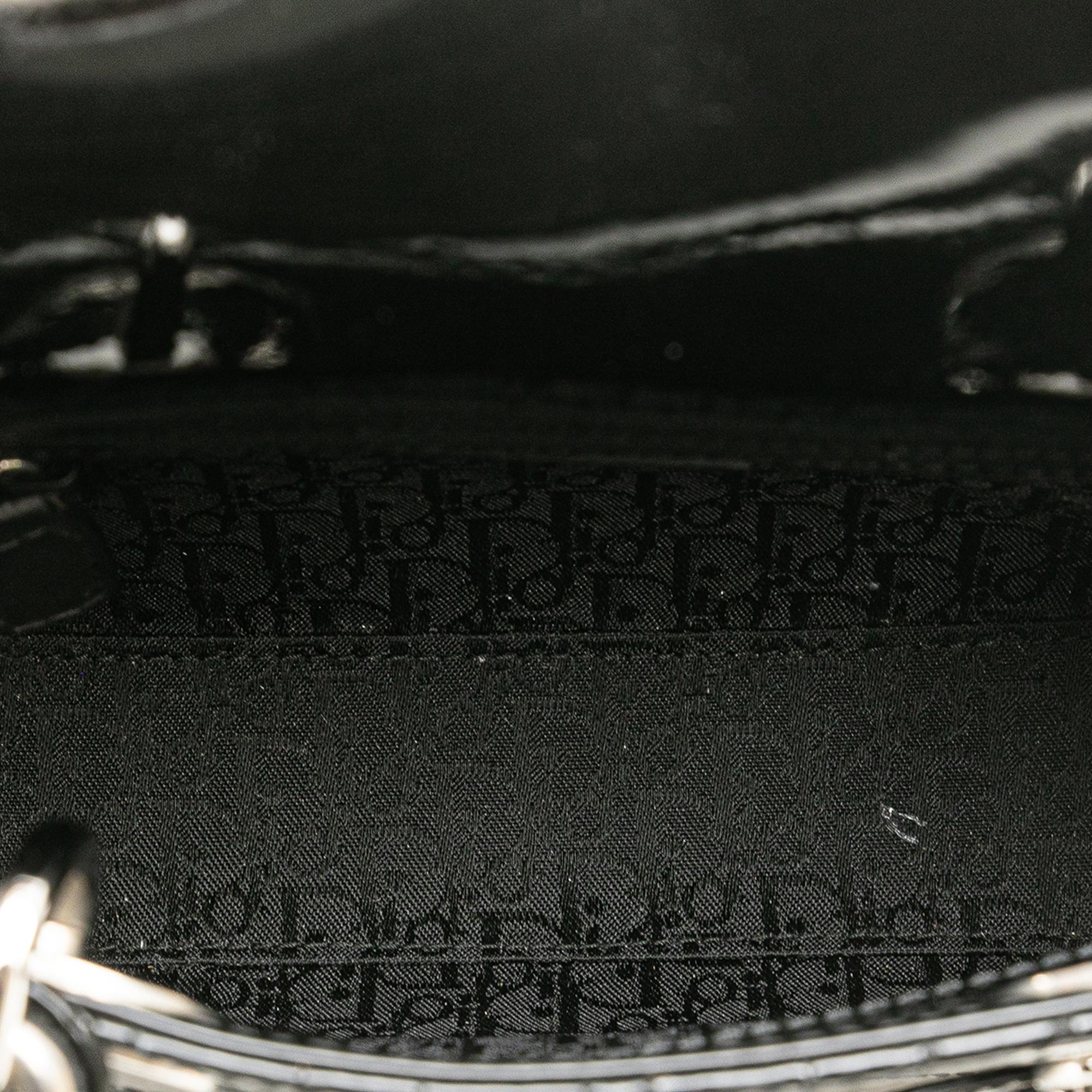 Dior Mini Patent Cannage Lady Dior (SHG-Sgdj8c)