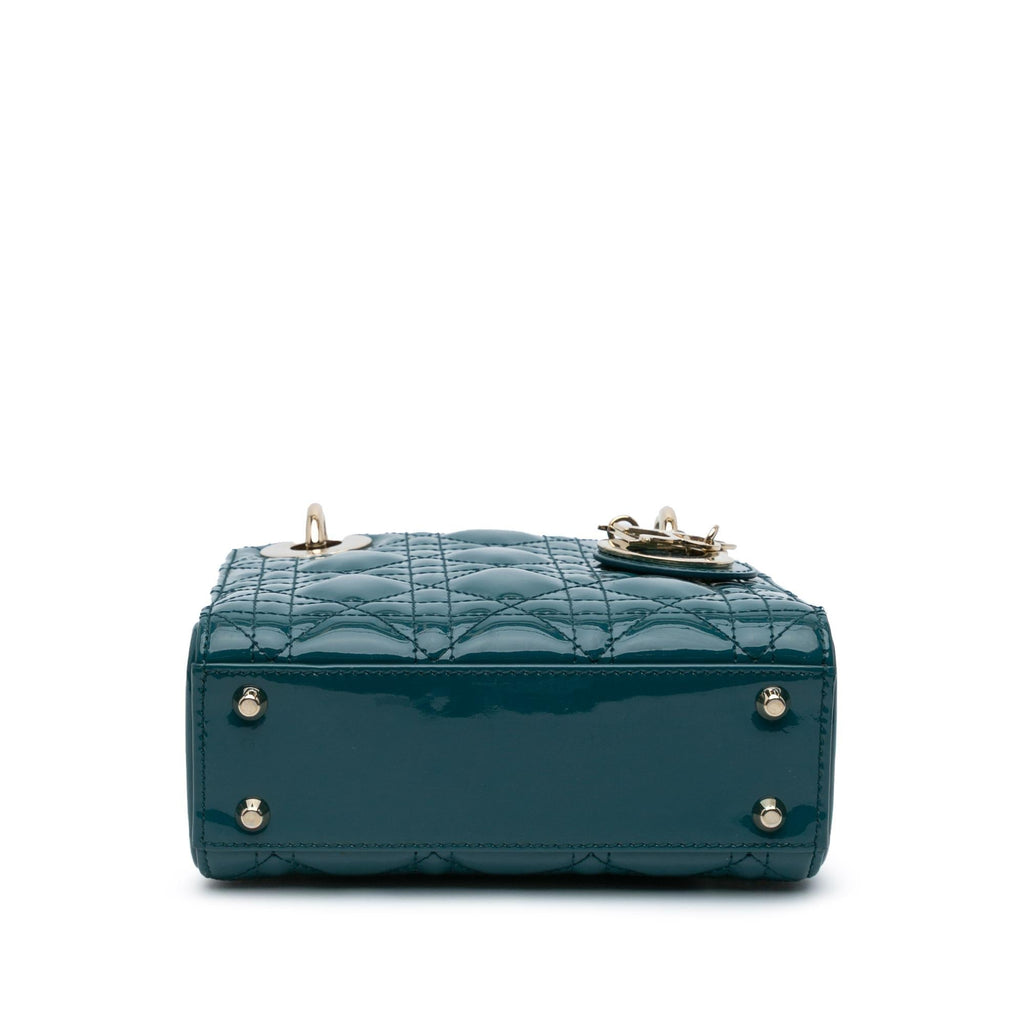 Dior Mini Patent Cannage Lady Dior