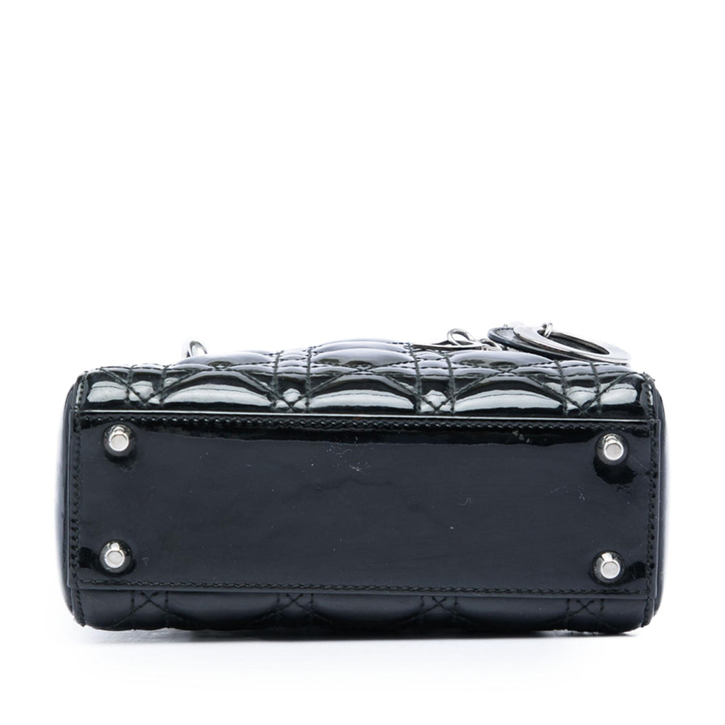 Dior Mini Patent Cannage Lady Dior