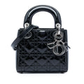 Dior Mini Patent Cannage Lady Dior