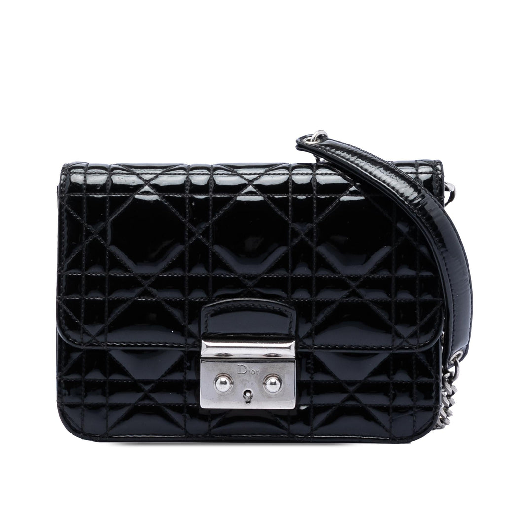 Dior Mini Patent Cannage Miss Dior Pouch