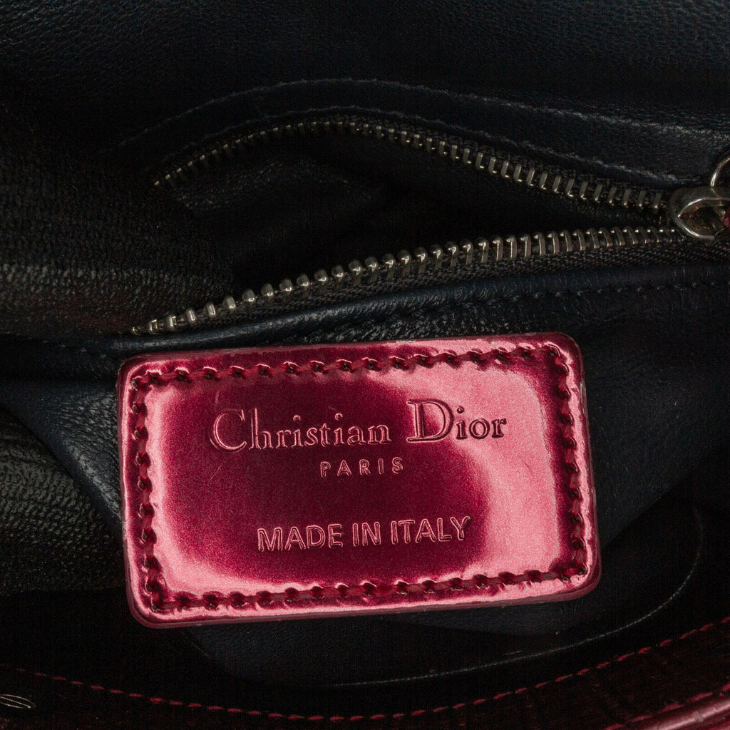 Dior Mini Patent Microcannage Lady Dior (SHG-dlqrB7)