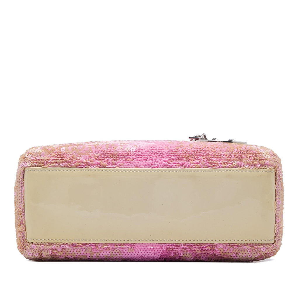 Dior Mini Patent Sequined Lady Dior