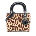 Dior Mini Pony Hair Leopard Print Lady Dior