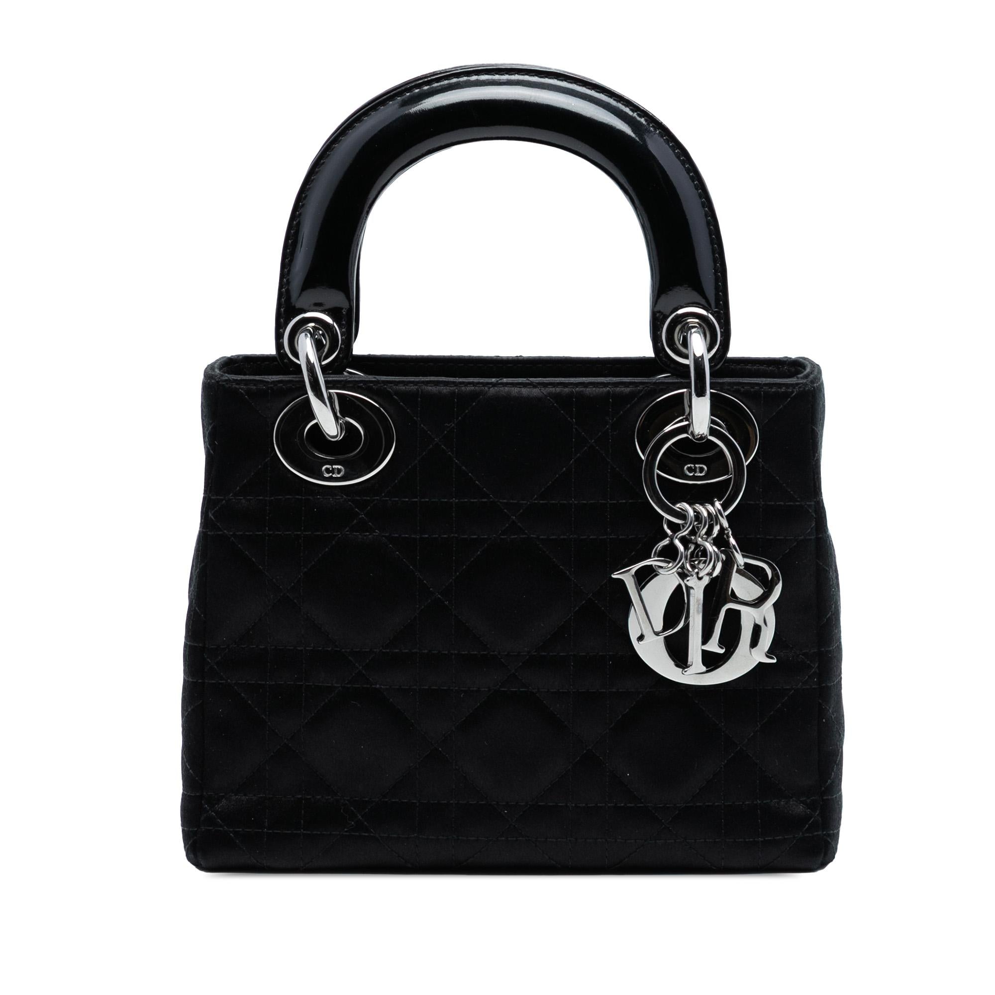 Dior Mini Satin Cannage Lady Dior