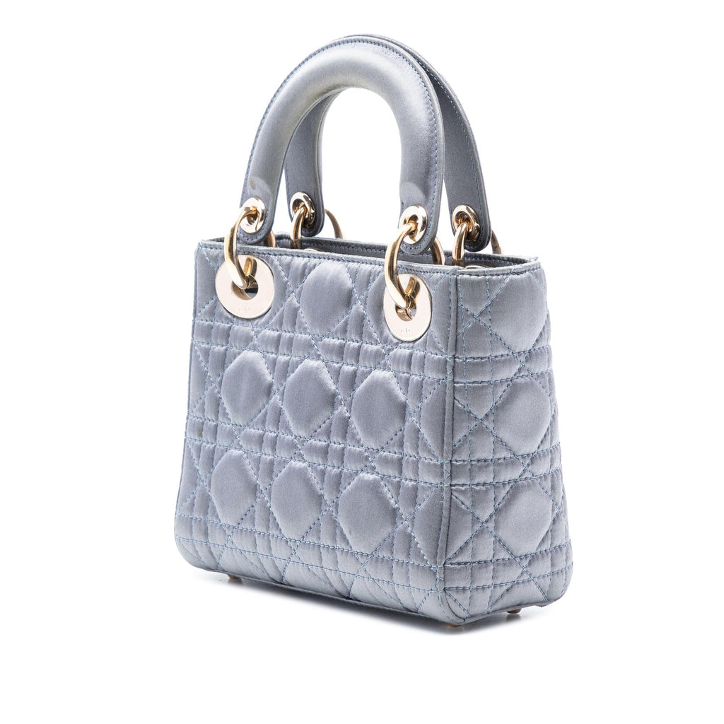 Dior Mini Satin Cannage Swarovski Crystal Lady Dior