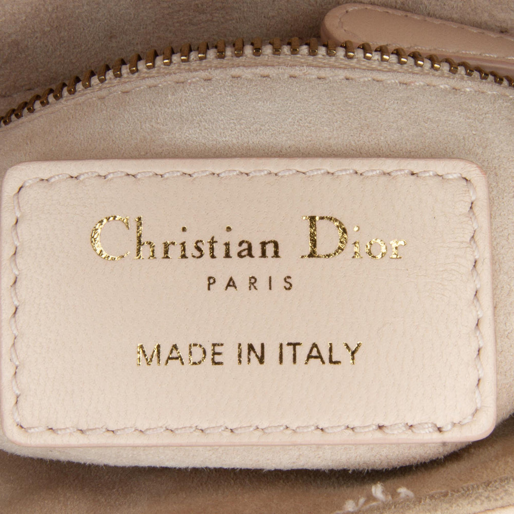 Dior Mini Studded Lambskin Cannage Supple Lady Dior (SHG-Xo4aTr)