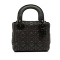 Dior Mini Ultra Matte Calfskin Cannage Studded Supple Lady Dior