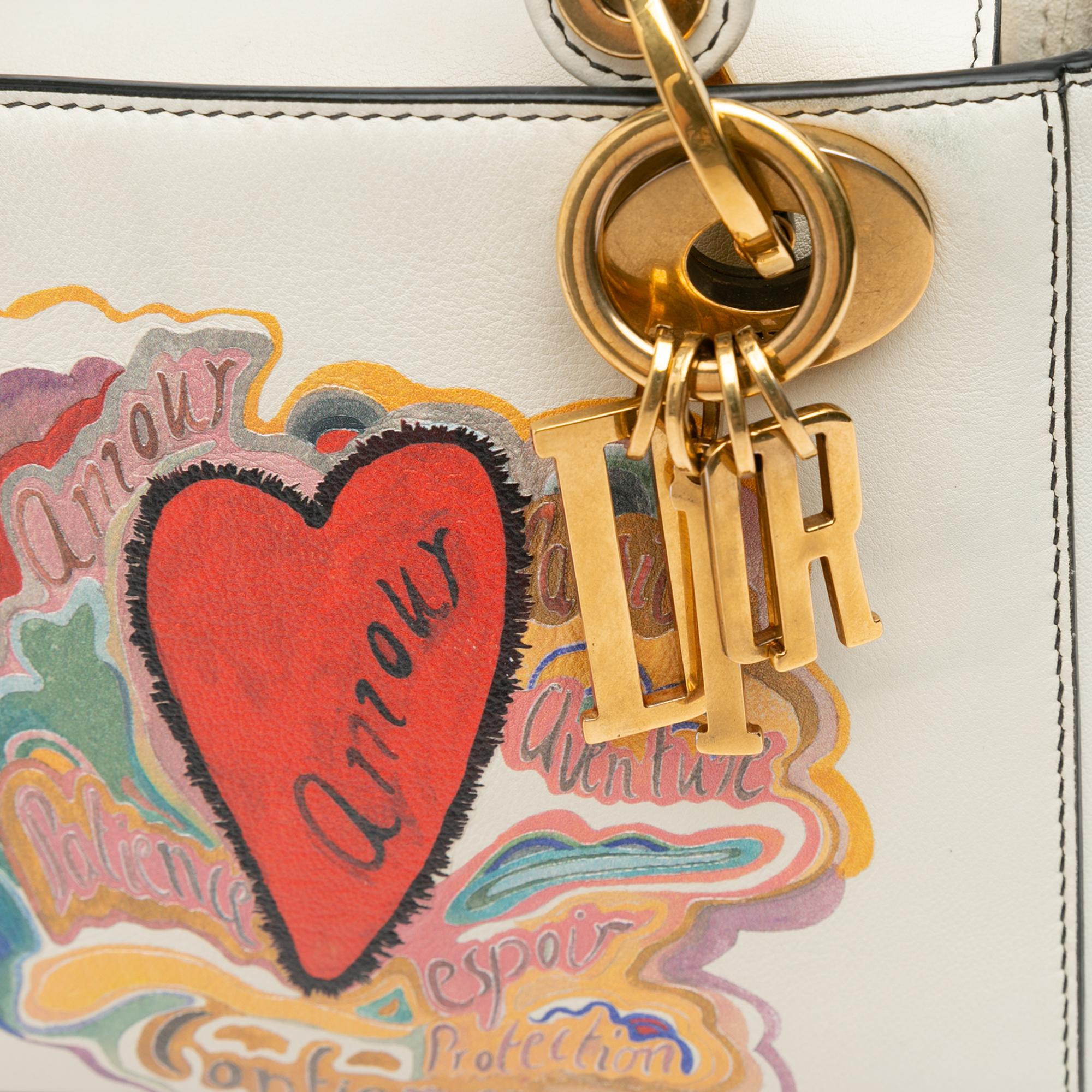 Dior Niki De Saint Phalle Mini Calfskin Dioramour Lady Dior (SHG-wSY3gY)