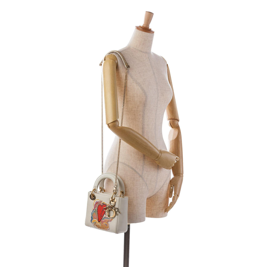 Dior Niki De Saint Phalle Mini Calfskin Dioramour Lady Dior (SHG-4SP8sC)