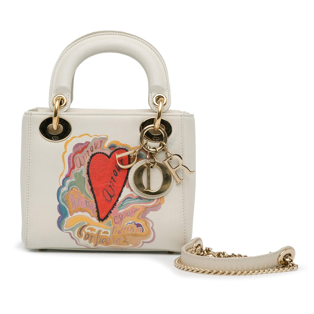 Dior Niki De Saint Phalle Mini Calfskin Dioramour Lady Dior (SHG-4SP8sC)