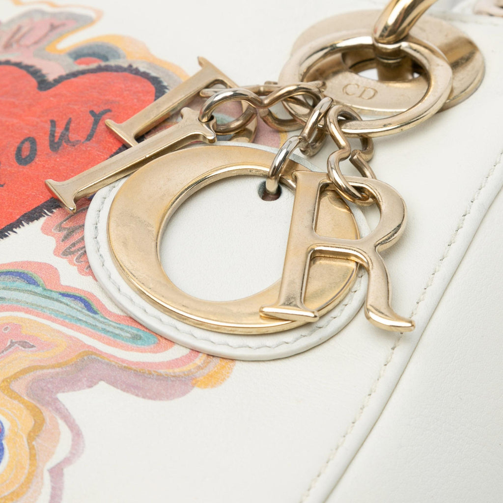 Dior Niki De Saint Phalle Mini Calfskin Dioramour Lady Dior (SHG-bPGexj)