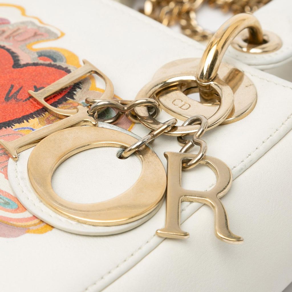 Dior Niki De Saint Phalle Mini Calfskin Dioramour Lady Dior (SHG-k51d2U)