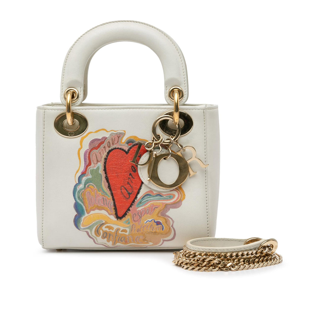 Dior Niki De Saint Phalle Mini Calfskin Dioramour Lady Dior (SHG-k51d2U)