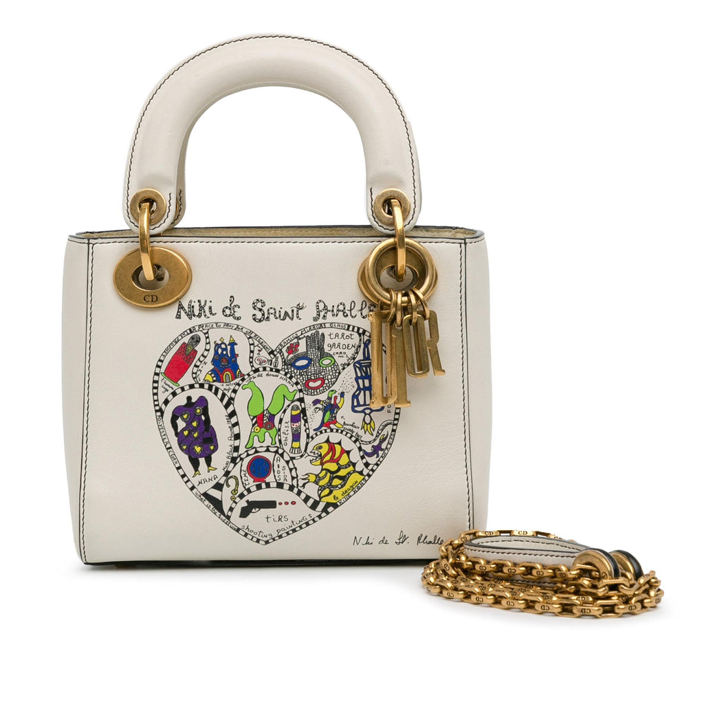Dior Niki de Saint Phalle Mini Calfskin Lady Dior (SHG-zMKBME)