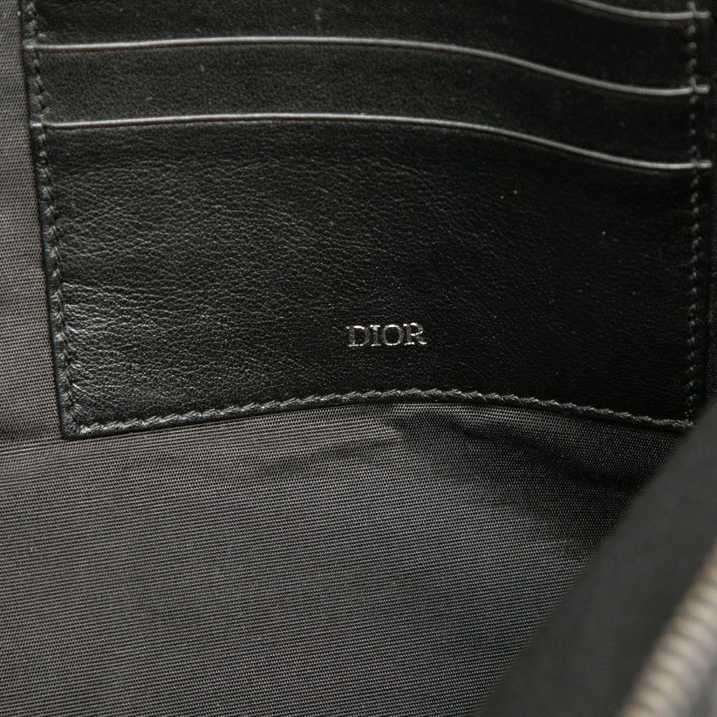 Dior Oblique Canvas A4 Zipped Pouch