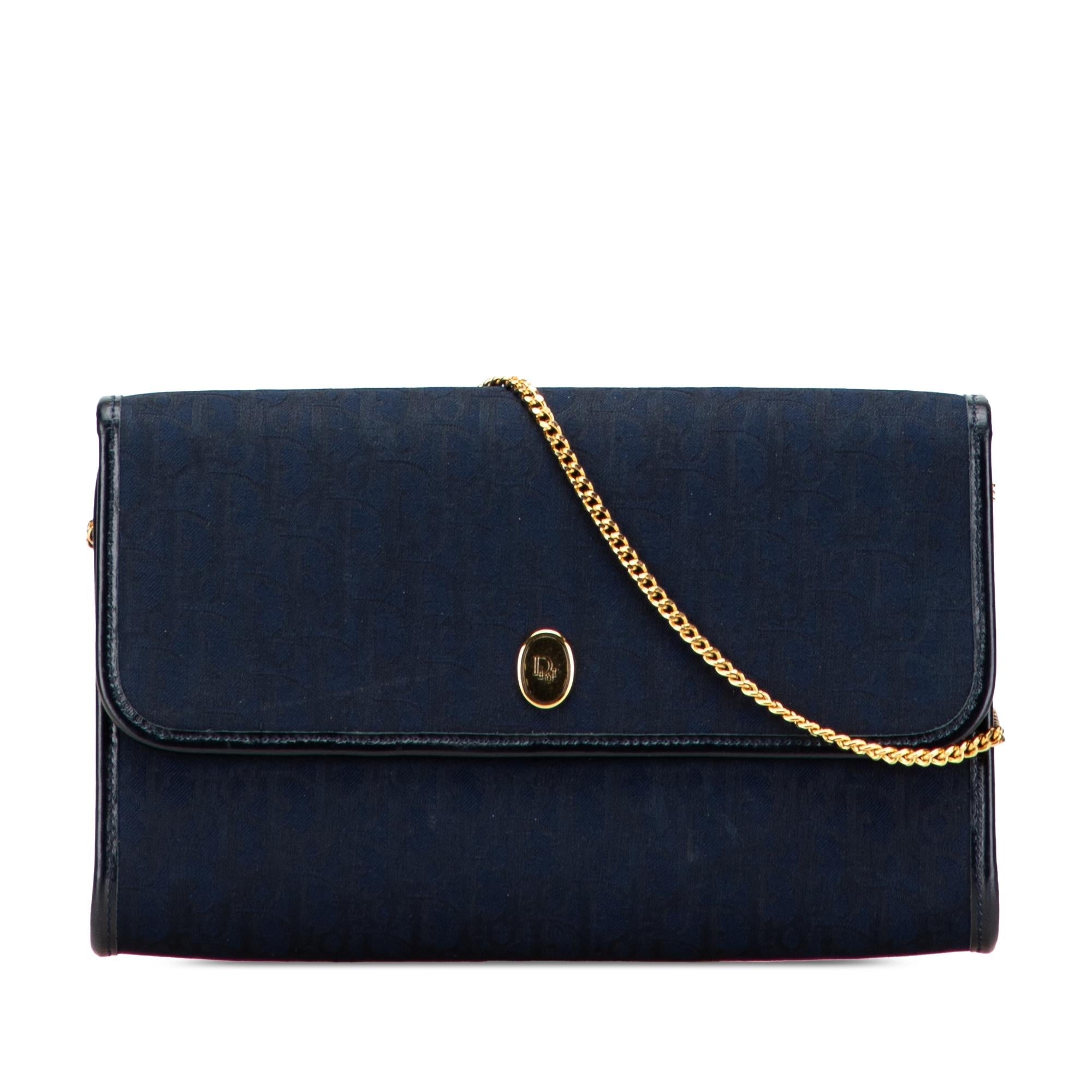 Dior Oblique Canvas Chain Crossbody