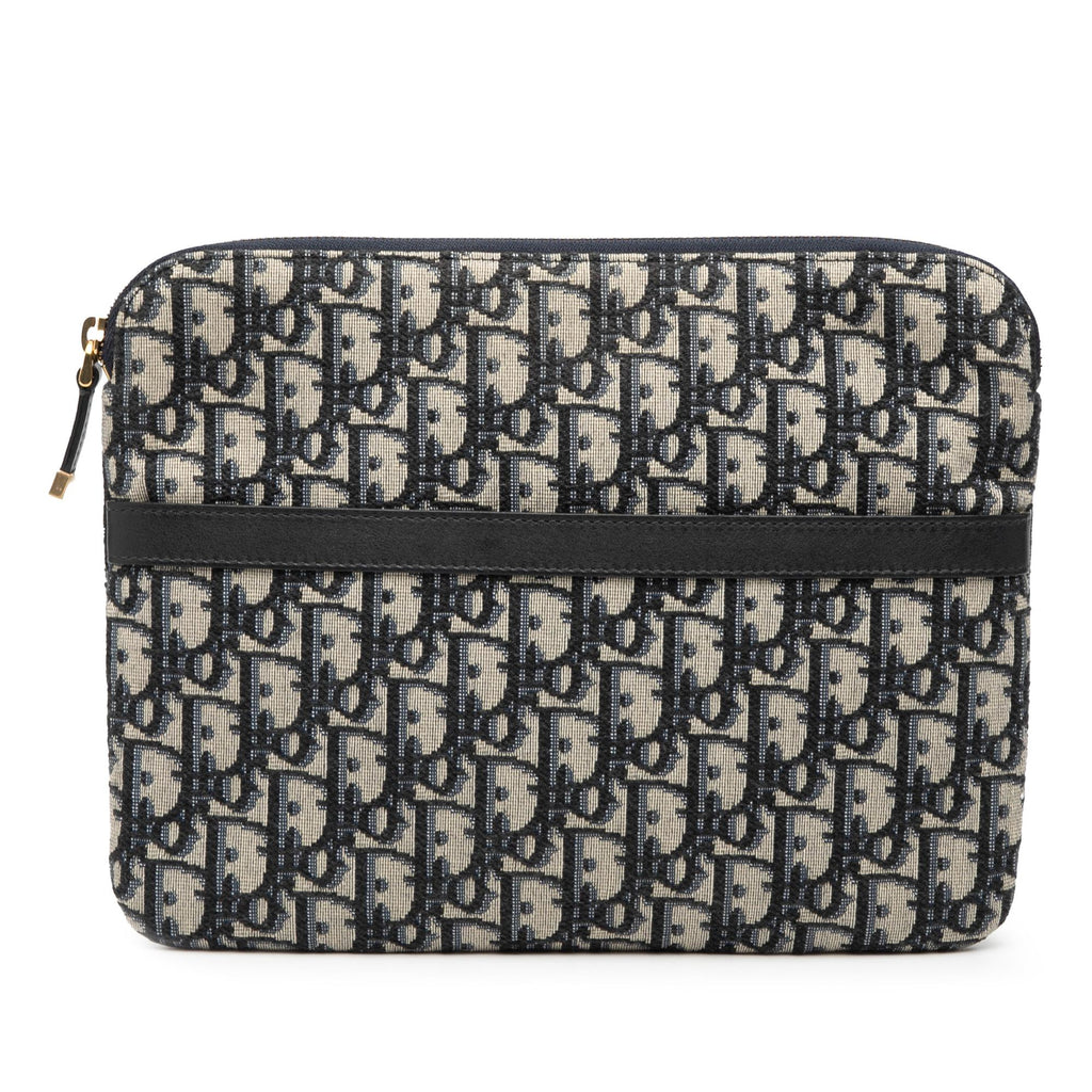 Dior Oblique Canvas Clutch
