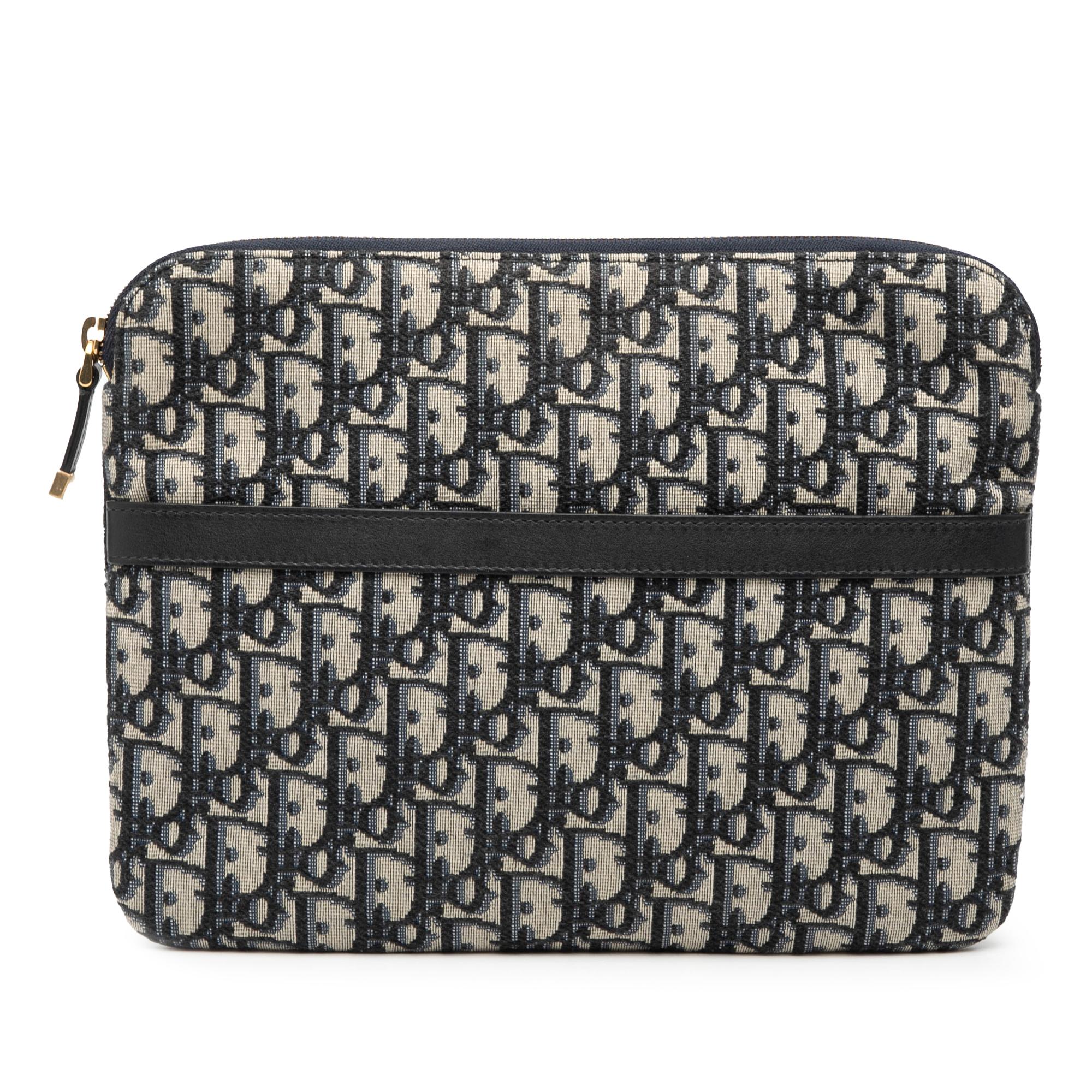Dior Oblique Canvas Clutch