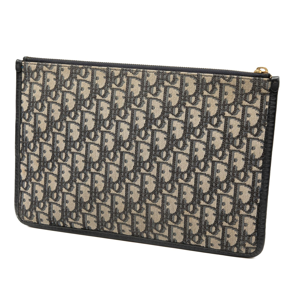 Dior Oblique Canvas Clutch