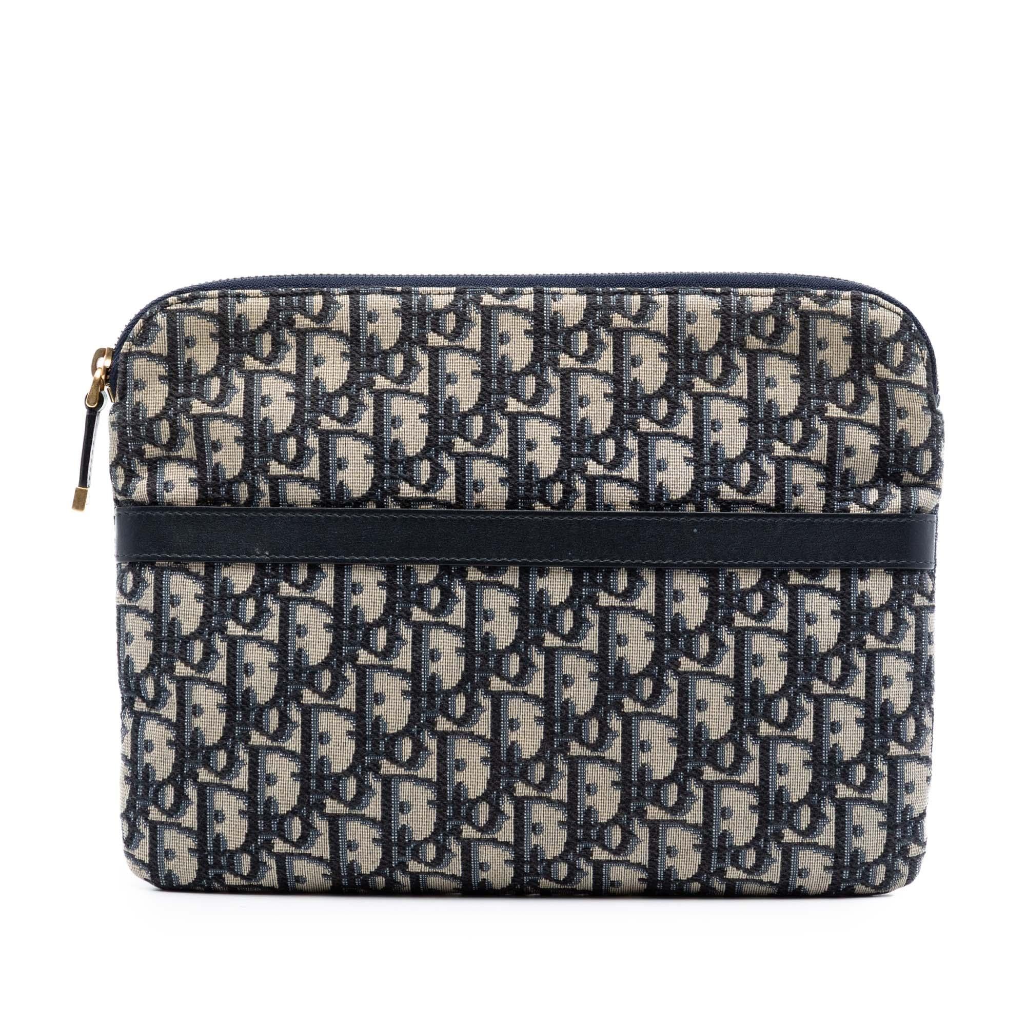 Dior Oblique Canvas Clutch