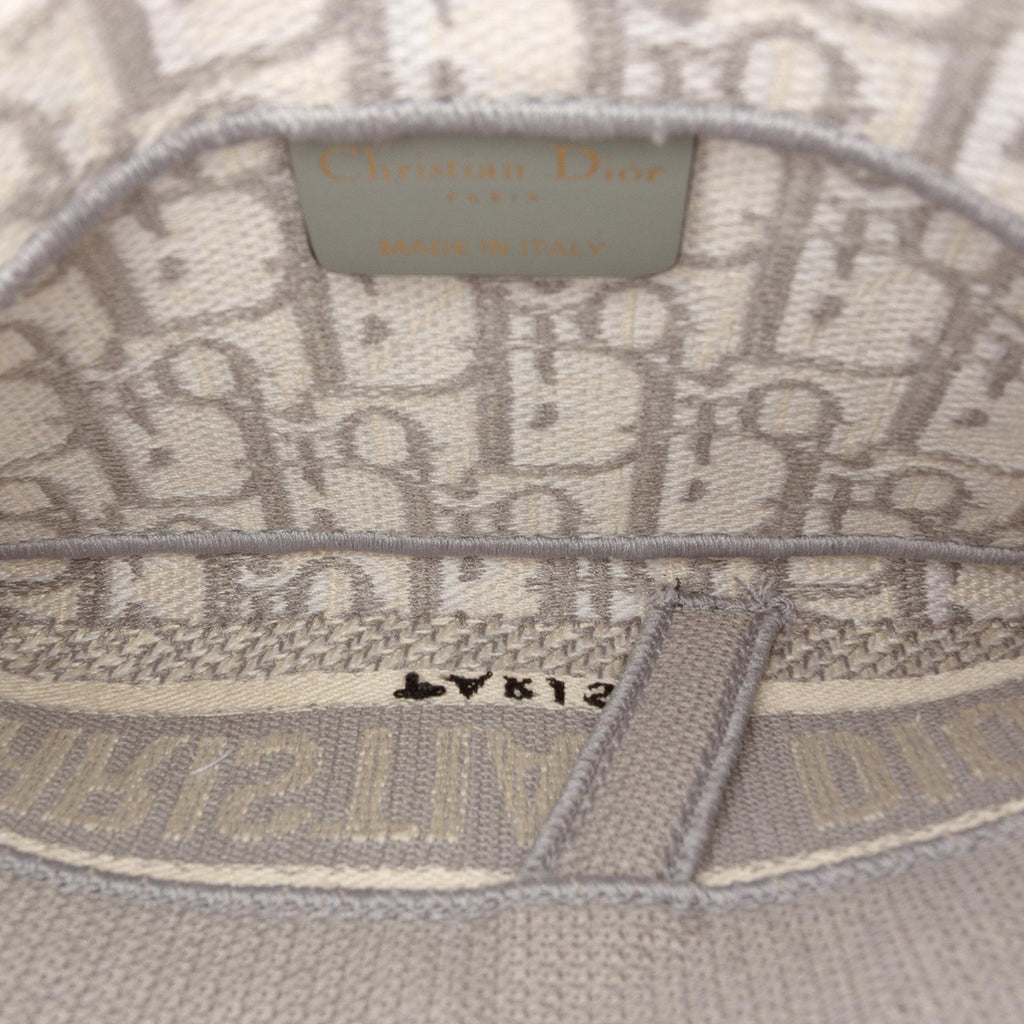 Dior Oblique Canvas Embroidered Saddle Belt Bag