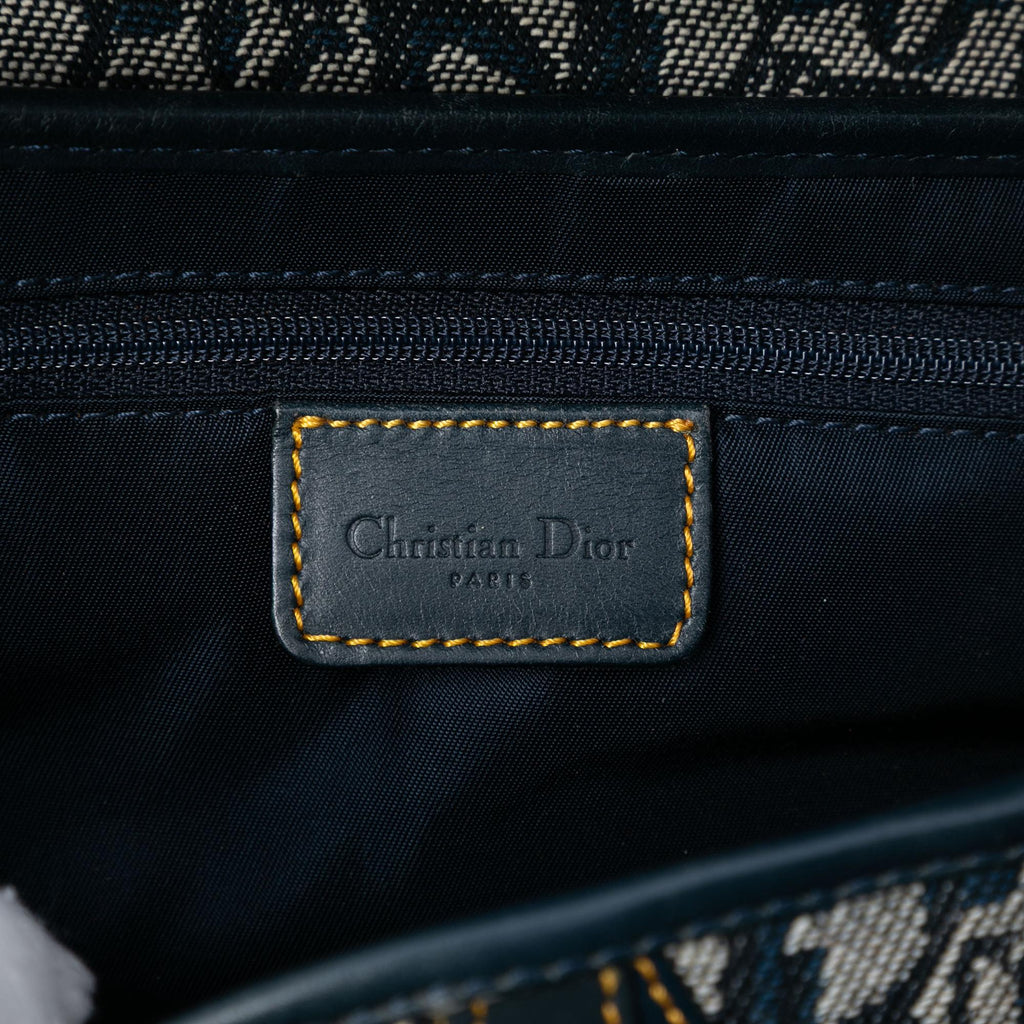 Dior Oblique Canvas Saddle Bag