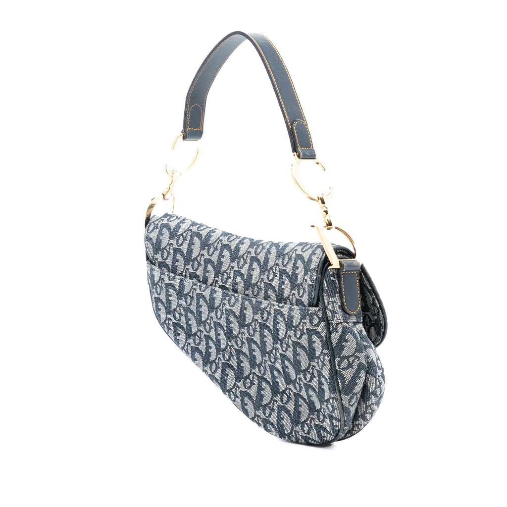 Dior Oblique Canvas Saddle Bag
