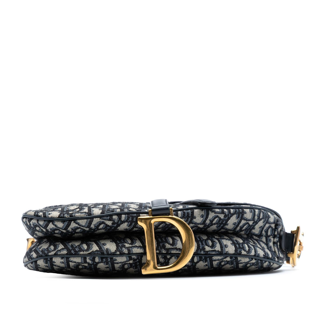 Dior Oblique Canvas Saddle Bag