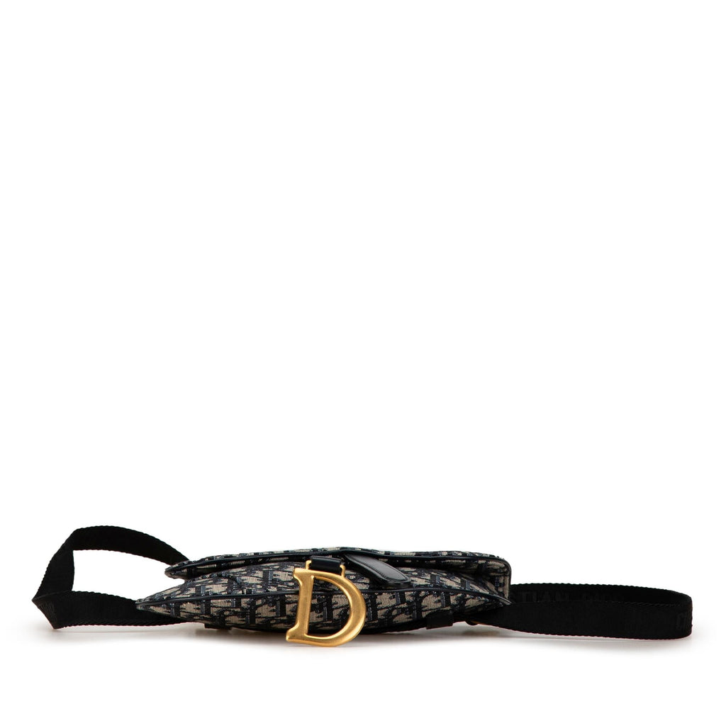 Dior Oblique Canvas Saddle Belt Bag