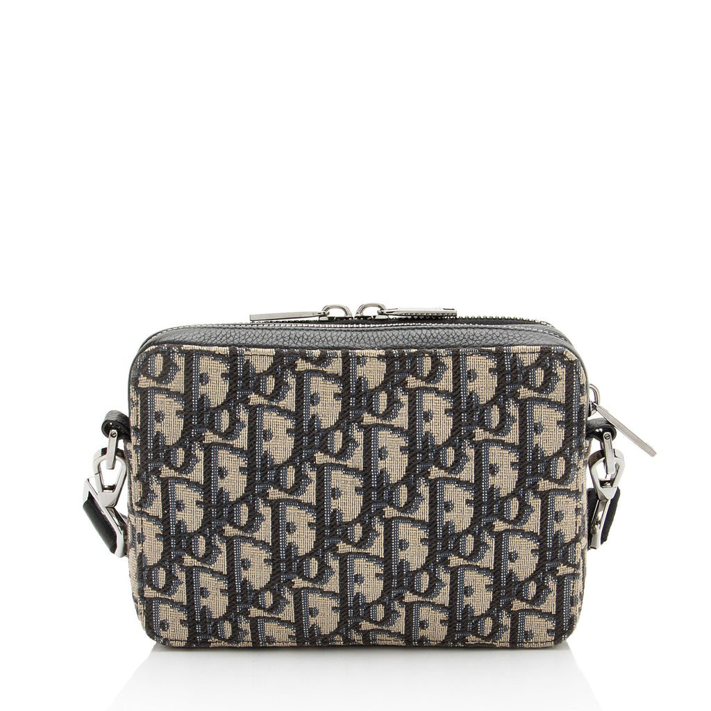 Dior Oblique Double Zip Pouch
