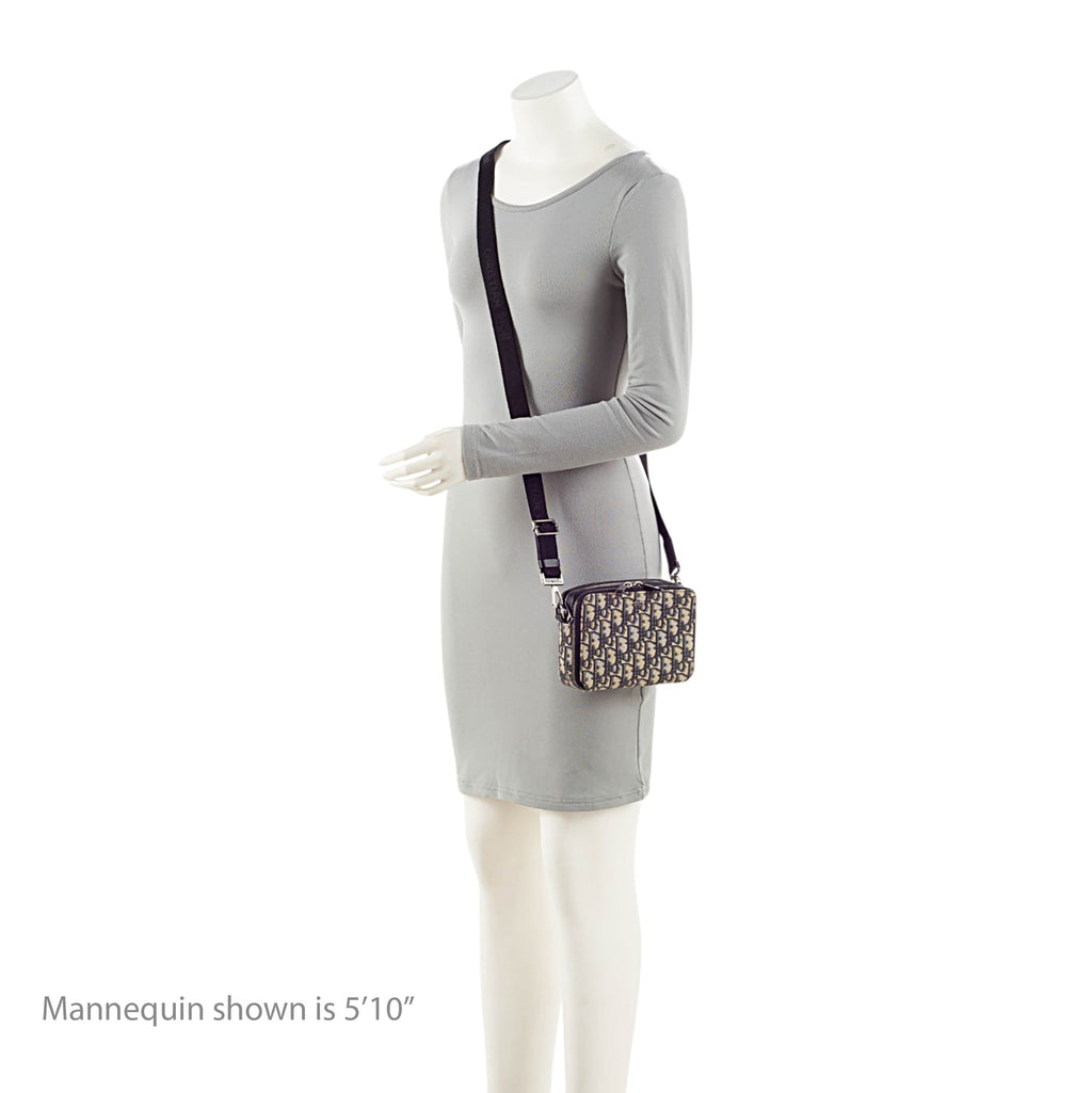 Dior Oblique Double Zip Pouch