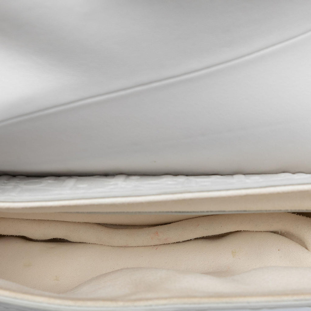 Dior Oblique Embossed Calfskin Saddle Bag