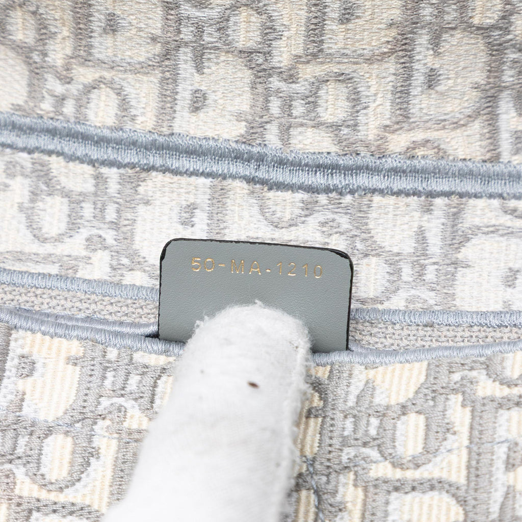 Dior Oblique Embroidered Canvas Saddle Bag