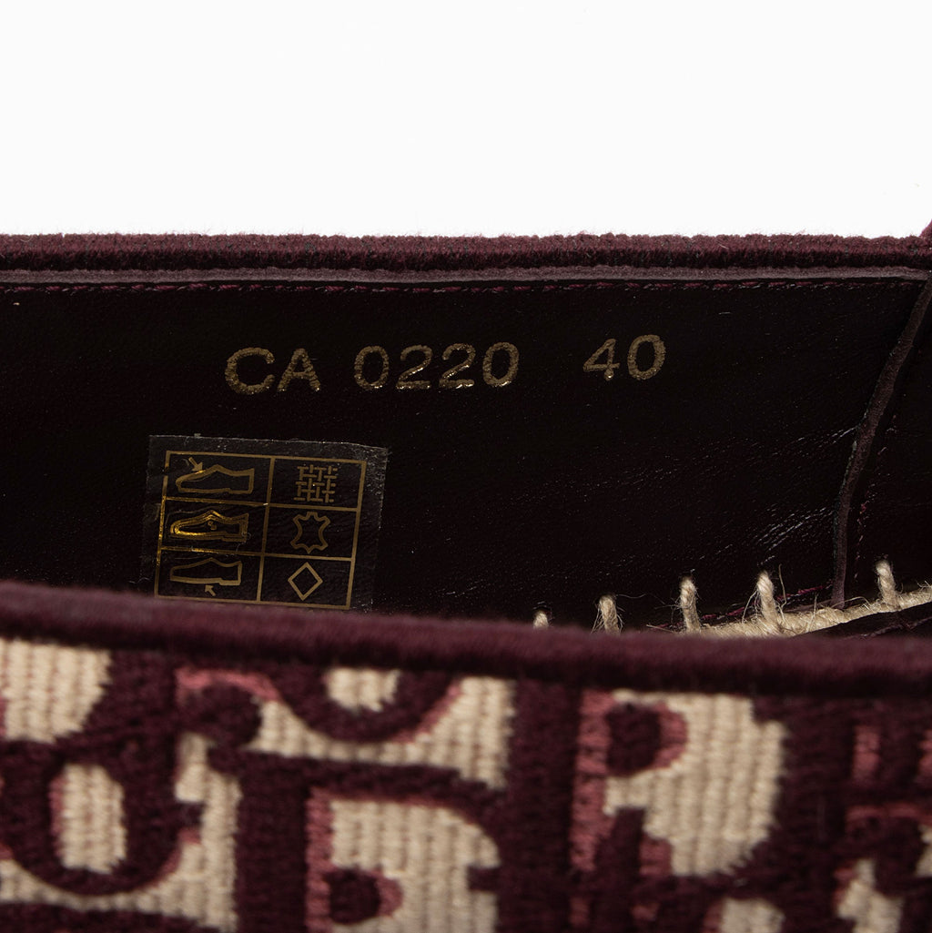 Dior Oblique Espadrilles - Size 10 / 40