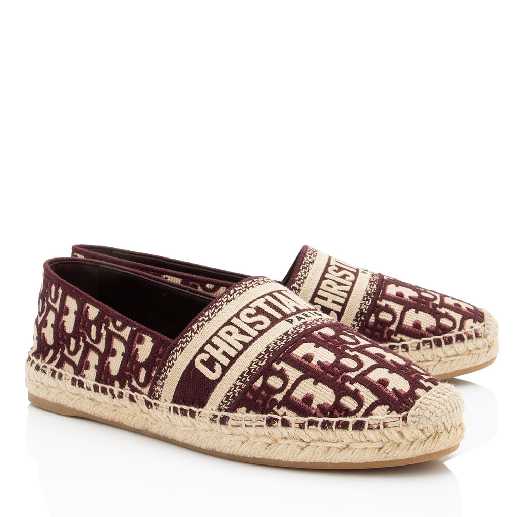 Dior Oblique Espadrilles - Size 10 / 40
