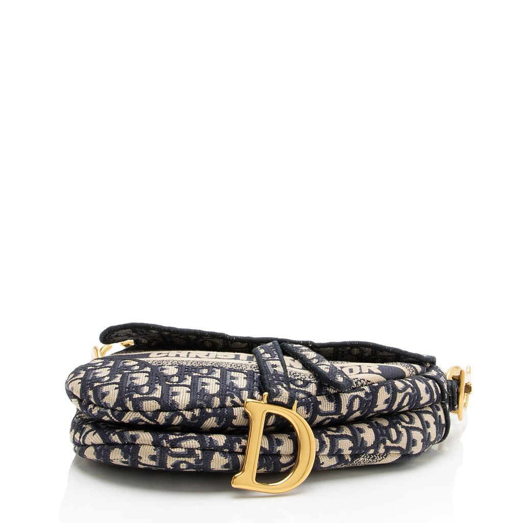 Dior Oblique Logo Saddle Bag