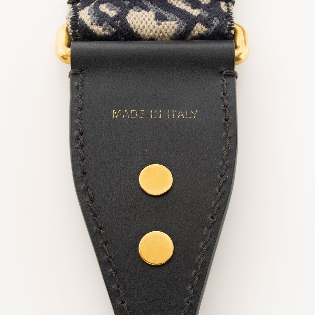 Dior Oblique Studded Shoulder Strap