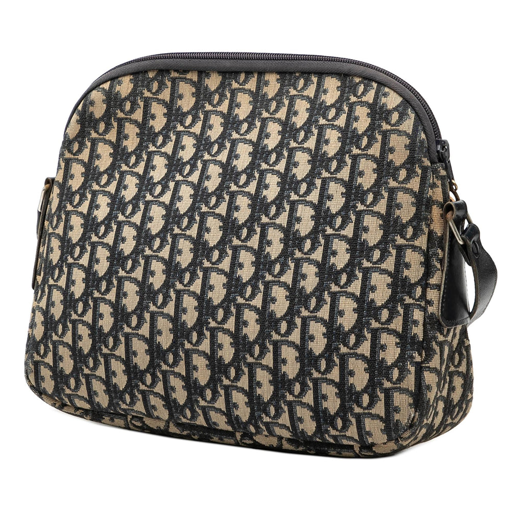 Dior Oblique Trotter Canvas Shoulder Bag